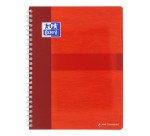 Cahier spirale Oxford Office - 17 x 22 cm - grands carreaux - 100 pages