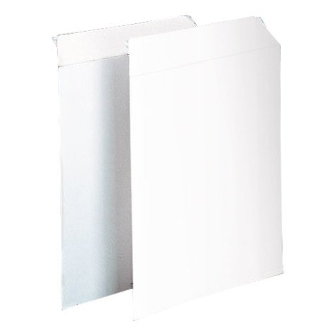 Bolsas reforzadas de cartón blanco A4 229 x 324 mm Sam - Caja de 100