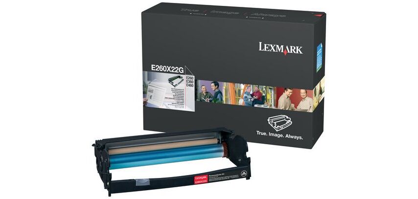 Drum Lexmark E260X22 G voor laserprinter.
