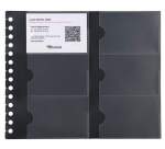 Fundas resposicionables de recambio para Tarjetero Exacompta Exacard 20 x 25,2 cm - Paquete de 10