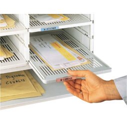 Set of 5 shelves for mail rack