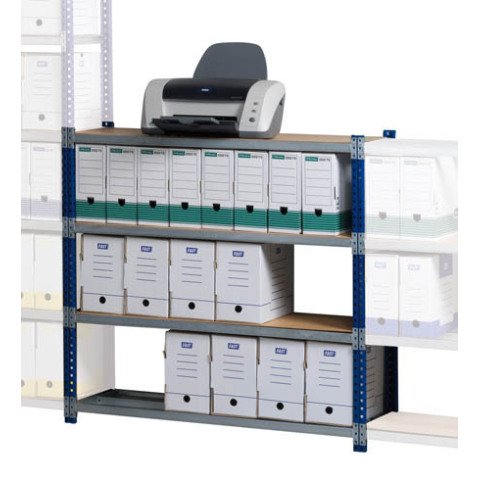 Estantería Archiv'Pro simple módulo inicial ancho 103 cm, Alto 100 cm