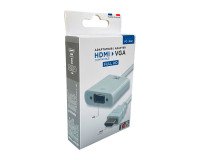 Adaptador HDMI a VGA TnB ultracompacto color negro