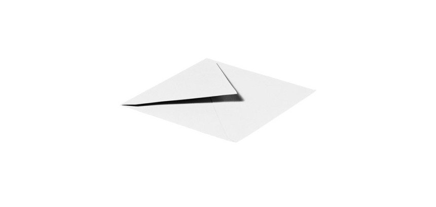 Enveloppe Pollen Clairefontaine blanche 165 x 165 mm - Paquet de 20