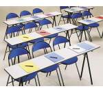 Mesa de formación plegable