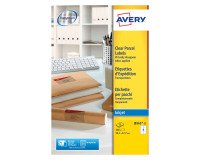 Etiquetas transparentes inkjet 99,1x67,7 mm Avery J8565