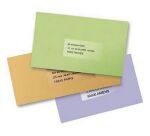 Etiquette adresse jet d'encre 99,1 x 38,1 mm Avery J8563-25 transparente - Pochette de 350