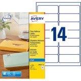 Pack 350 Adressetikette Avery J 8563 99,1 x 38,1 mm für Tintenstrahldrucker