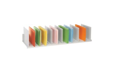 Organizador con 12 separadores verticales regulables An 112 cm gris
