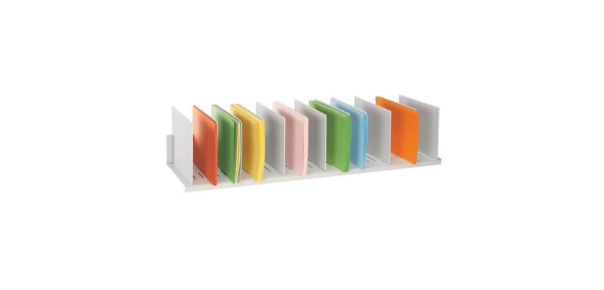 Trieur de classement vertical réglable PAPERFLOW 12 séparateurs L 112 cm