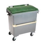 Conteneur à déchets 770 litres extérieur 4 roues couleur