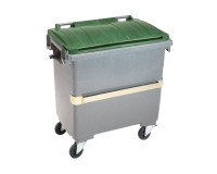 Conteneur à déchets 770 litres extérieur 4 roues couleur
