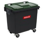 Conteneur à déchets 4 roues 770 litres extérieur