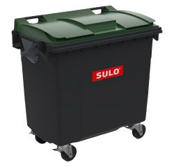 Conteneur à déchets 4 roues 770 litres extérieur
