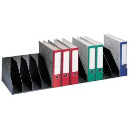 Organizador con separadores verticales fijos An 112 cm Negro