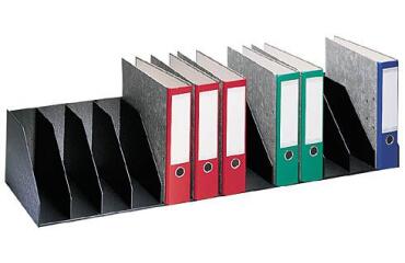 Verticaal vast sorteerrek met vakken