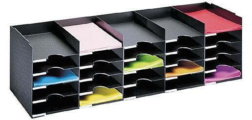 Bloc de classement 25 cases couleur