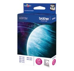 Cartouche Brother LC 970 couleurs séparées pour imprimante jet d'encre