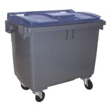 Conteneur à déchets 660 litres extérieur 4 roues couleur