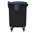 Conteneur à déchets 4 roues 660 litres extérieur