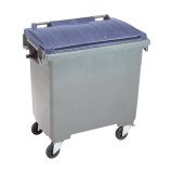 Conteneur à déchets 1000 litres extérieur 4 roues couleur