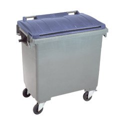 Conteneur à déchets 1000 litres extérieur 4 roues couleur