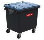 Conteneur à déchets 4 roues 1000 litres extérieur