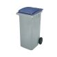 Waste container on 2 wheels 360 l plastic Omnium for waste sorting