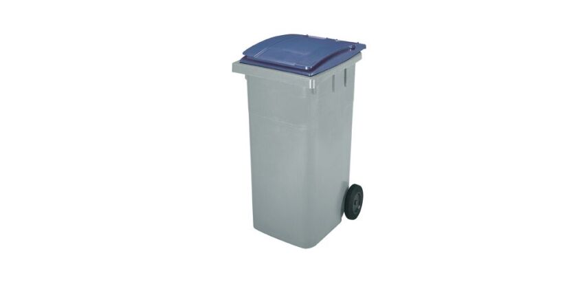 Conteneur à déchets 2 roues 120 litres tri sélectif