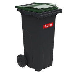Conteneur à déchets 2 roues 120 litres tri sélectif