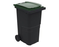 Conteneur à déchets 2 roues 240 litres tri sélectif vert