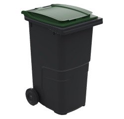 Contenedor de reciclaje 240L con ruedas