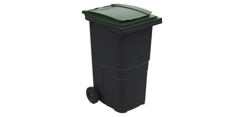 Contenedor de reciclaje 240L con ruedas