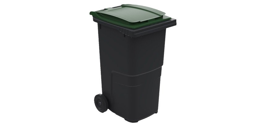 Contenedor de reciclaje 240L con ruedas