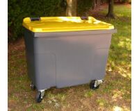 Conteneur à déchets 500 litres extérieur 4 roues couleur