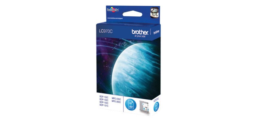 Cartouche Brother LC 970 couleurs séparées pour imprimante jet d'encre