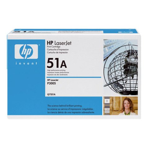 HP 51A (Q7551A) tóner original negro de alta capacidad (6500 páginas)