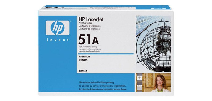HP 51A (Q7551A) tóner original negro de alta capacidad (6500 páginas)