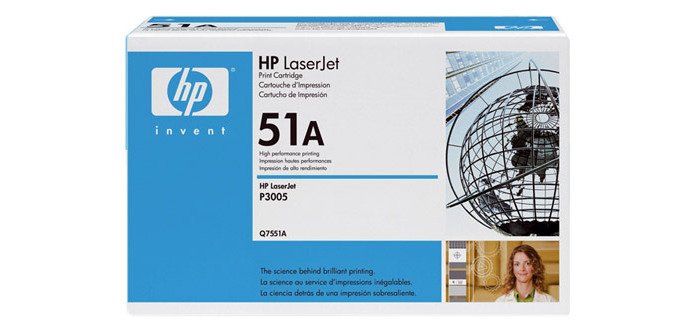 HP 51A (Q7551A) tóner original negro de alta capacidad (6500 páginas)