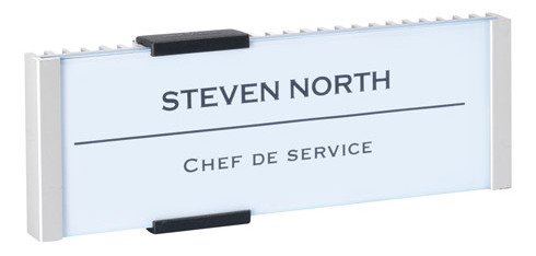 Plaque de porte Durable Info Sign - format 14,9 x 5,25 cm