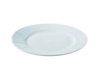 Plato llano de porcelana Ø 26,2 cm - Caja de 6