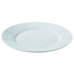 Assiette plate porcelaine Ø 21 cm - Carton de 6