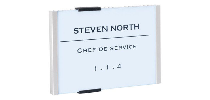 Plaque de porte Durable Info Sign - format A6