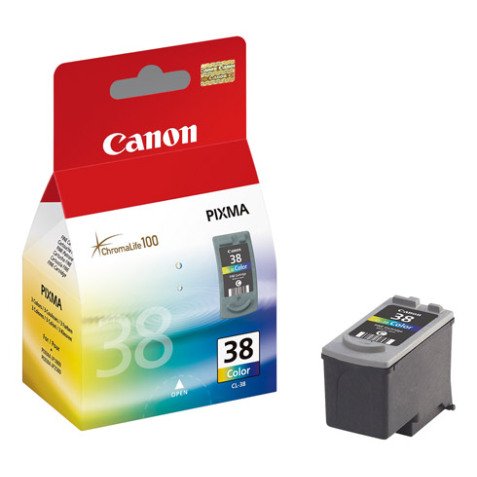 Canon CL-38 Cartucho original tricolor (205 páginas)