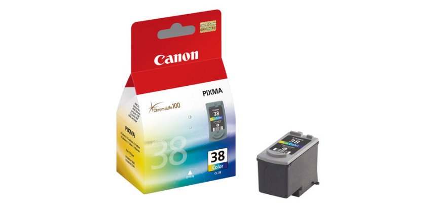 Cartouche Canon CL-38 3 couleurs pour imprimante jet d'encre