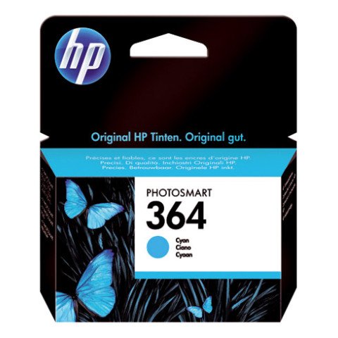 HP 364 Cartucho original cian de alta capacidad (300 páginas)