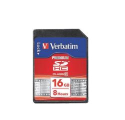 Tarjeta de memoria SDHC de 16 GB de Verbatim - Clase 10