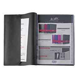 Protège-documents Oxford Le Lutin PVC A4 noir - 100 pochettes - 200 vues