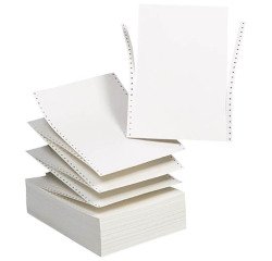 Papel contínuo listado Exacompta tratamiento textos 1 hoja 70 g 240 x 280 mm 2000 hojas