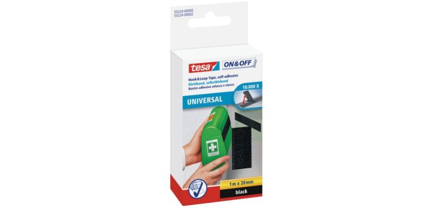 Cinta adhesiva de cierre 1 m X 20 mm